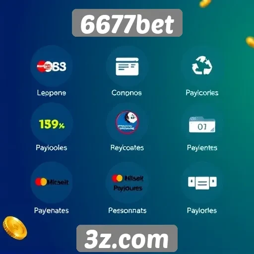 Métodos de pagamento disponíveis no 6677bet