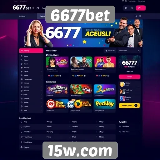 Interface do usuário no 6677bet é intuitiva e acessível